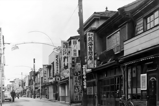 昭和35年頃の品川橋通り